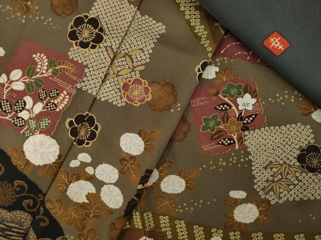 平和屋着物○ファッションデザイナー 花井幸子 訪問着 駒刺繍
