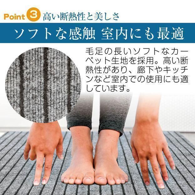 玄関マット フロアマット 屋内外兼用 裁断自由 90cm×7m 玄関マット フロアマット 屋内外兼用 裁断自由 90cm×7m 2404 - メルカリ