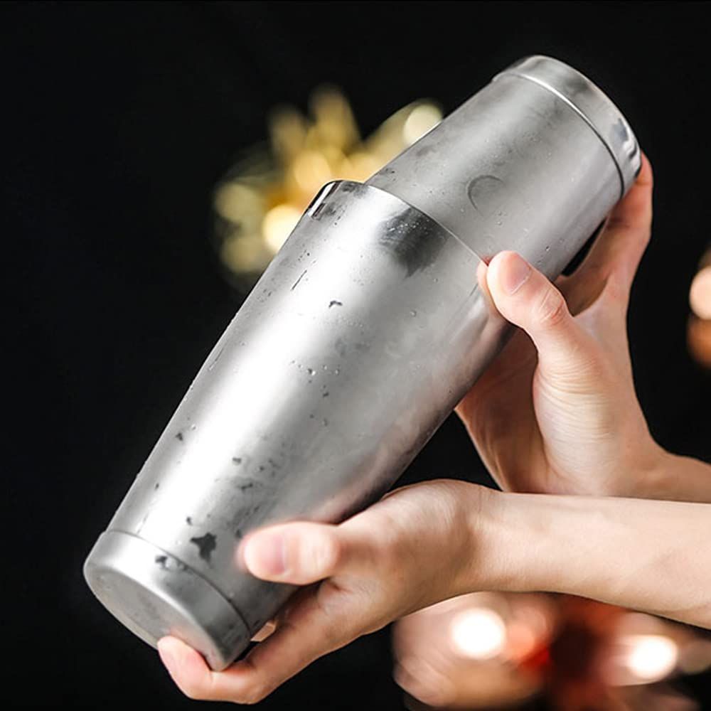 人気商品 WOMLEX ボストンカクテルシェイカー 820mlと550ml シルバー