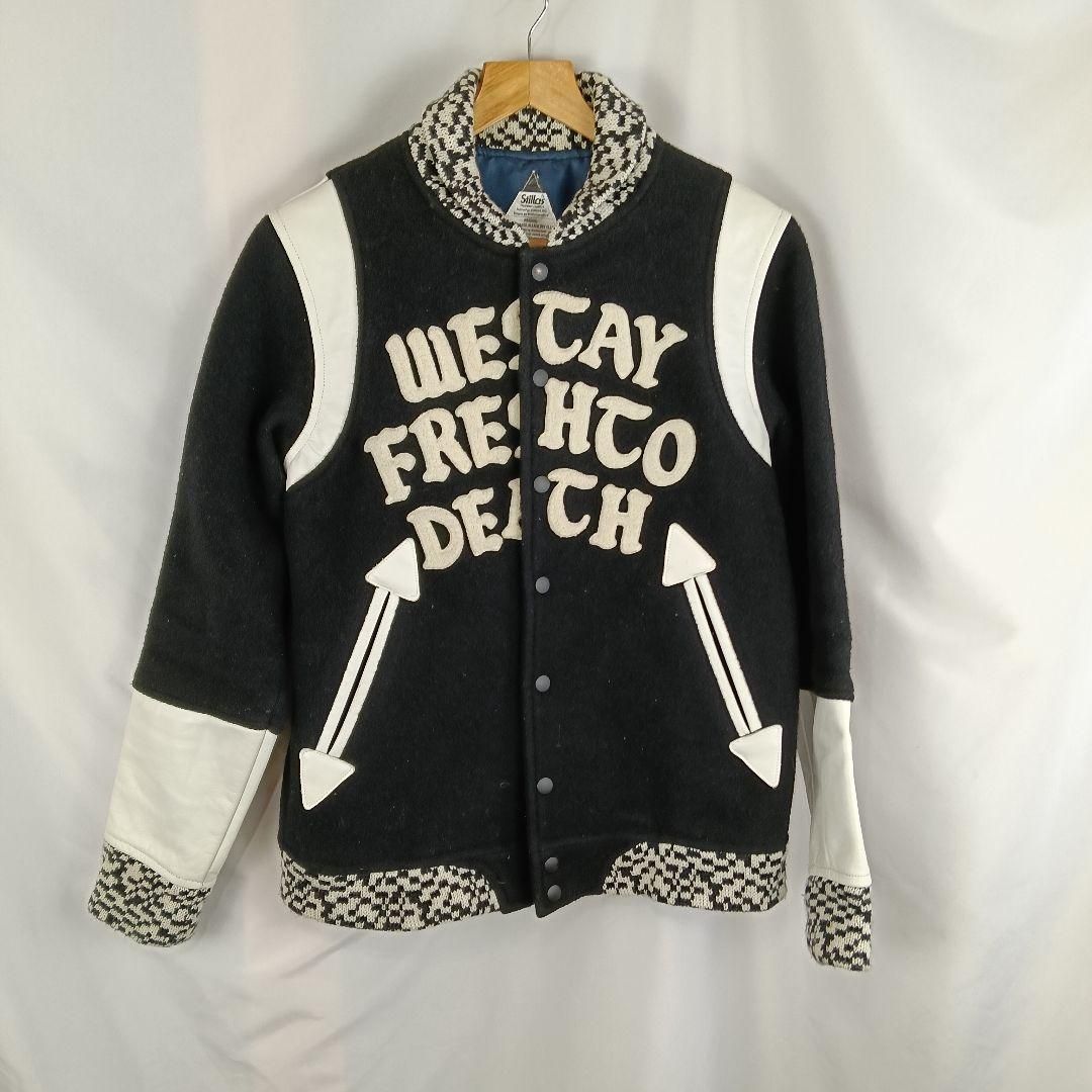 Stillas スタジャン M ブラック ホワイト B3071