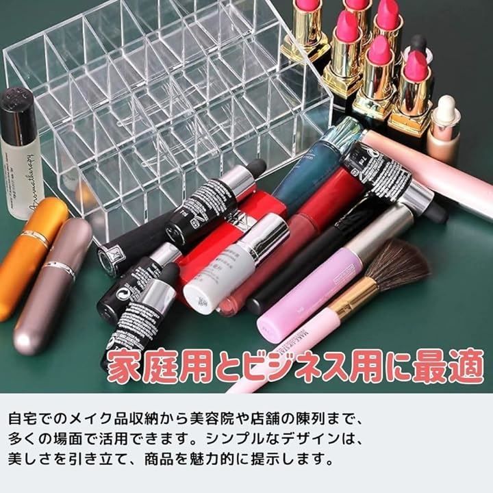 PLEAVIT 口紅ケース リップスタンド 収納 アクリル ボックス メイク用品 筆立て 小物 仕切り メルカリ