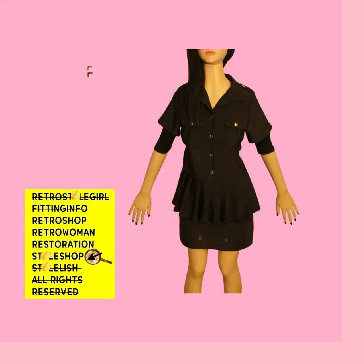 2364 レトロブラウス レーディスTシャツ ブラウス フラワーブラウス