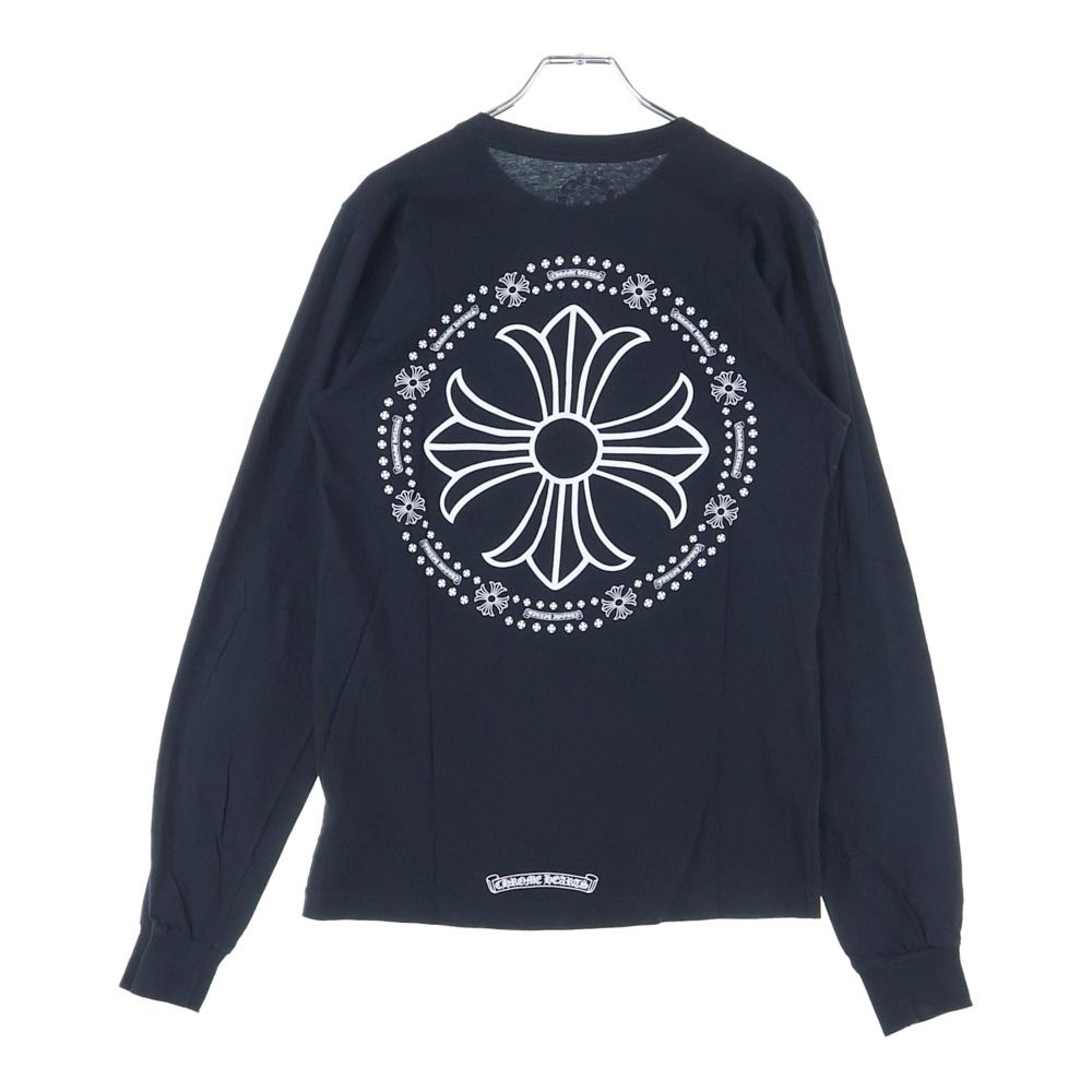 CHROME HEARTS クロムハーツ CH PLS L S CHプラス 両面プリント ロングスリーブ 長袖Tシャツ ブラック