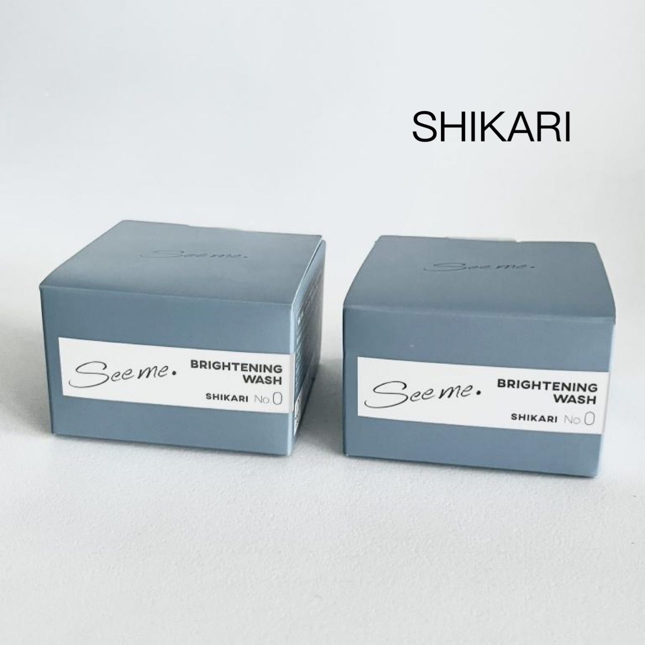 新品未使用SHIKARI ブライトニングパック リフィル7個セット　本体容器付き SHIKARI(シカリ) / SHIKARI BRIGHTNING WASH（ブラシセット
