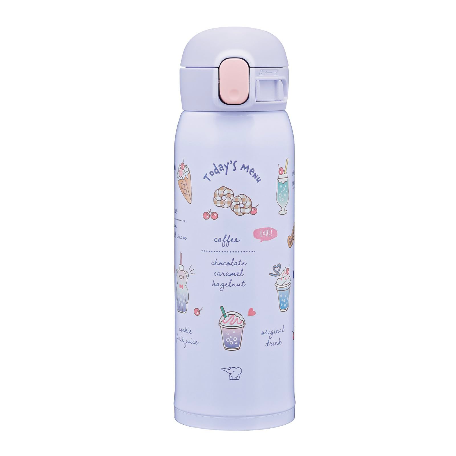  【人気商品】象印マホービン ステンレスマグ 水筒 子ども向け 480ml ワンタッチタイプ シームレスせん お手入れ点数たったの3点 スイーツパープル SM-WH48-VZ 弁当箱・弁当袋