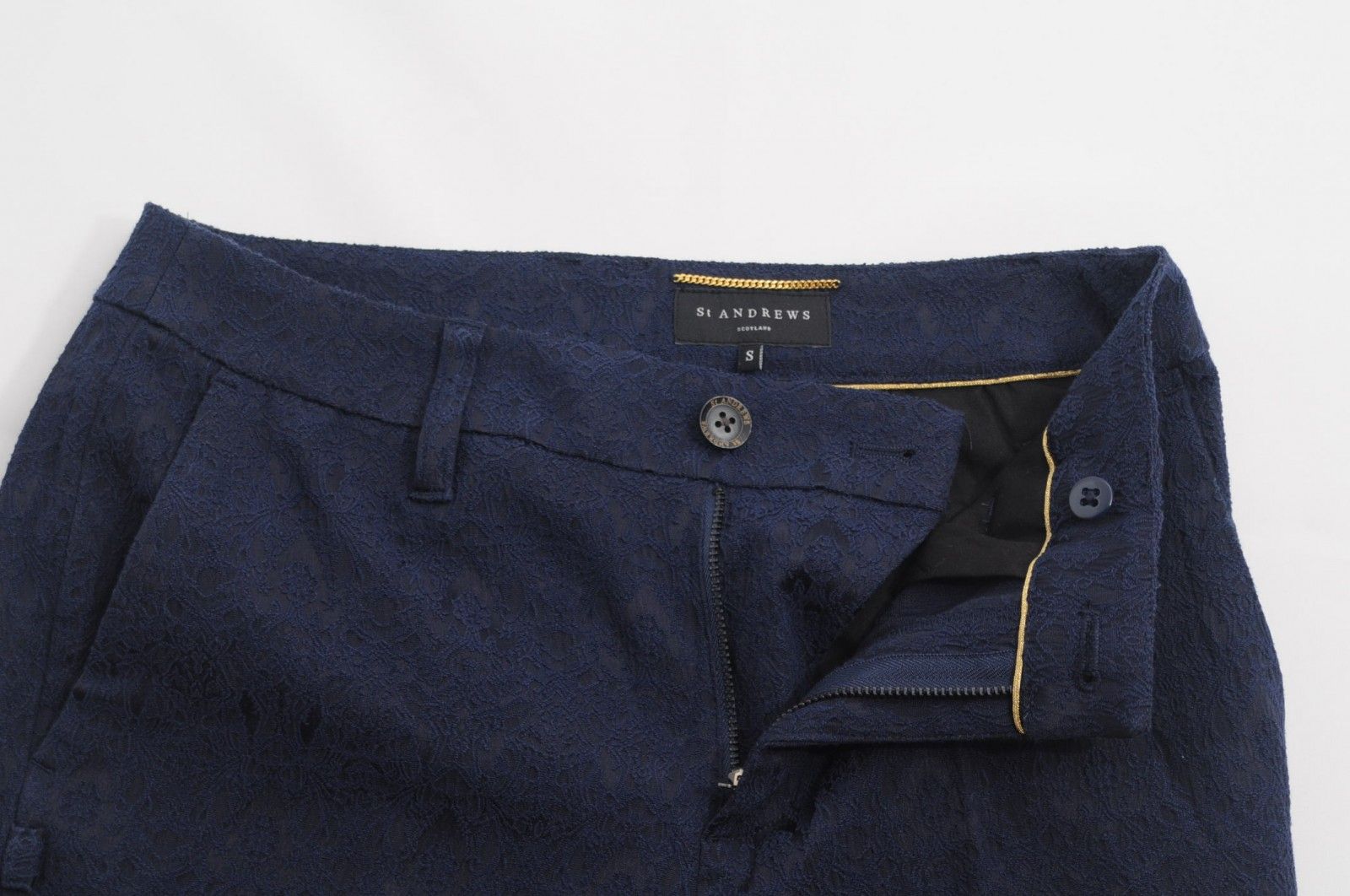 中古 レディース セントアンドリュース StANDREWS パンツ S 紺