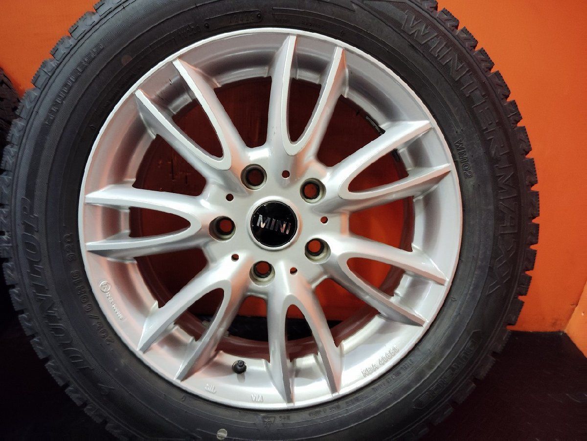 DUNLOP WM02 205/60R16】スタッドレス【MAK ジャッキー MINI 純正 