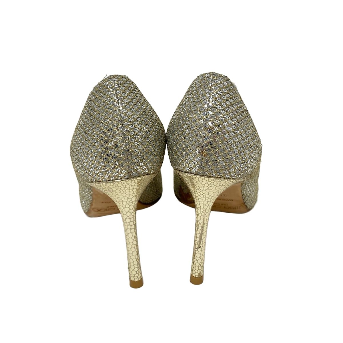 Jimmy Choo ジミーチュウ パンプス 中古】JIMMY CHOO(ジミーチュウ) パンプス オープントゥ/アウト