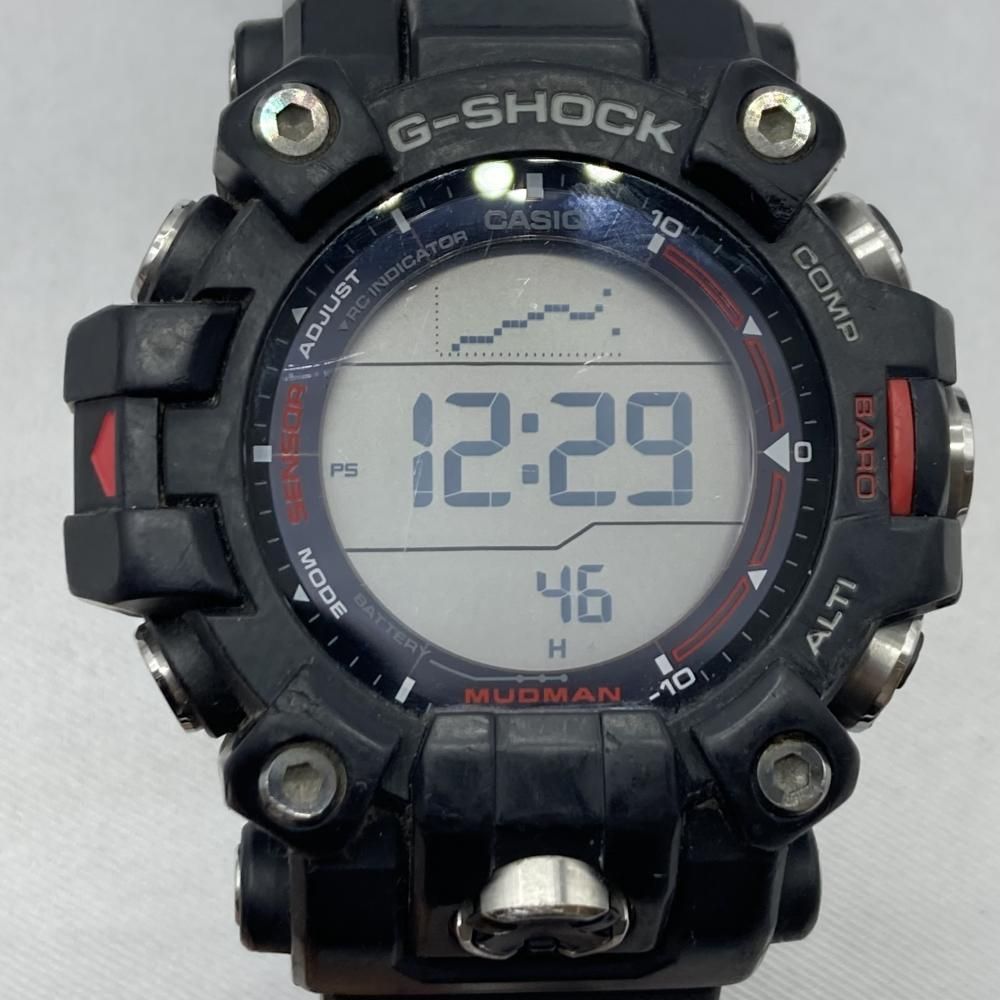中古】CASIO G-SHOCK GW-9500-1JF MUDMAN 電波ソーラー ジーショック