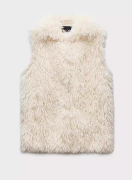 ZARA ショート　フェイクファーベスト ZARA】ショート フェイクファーベスト | LEE