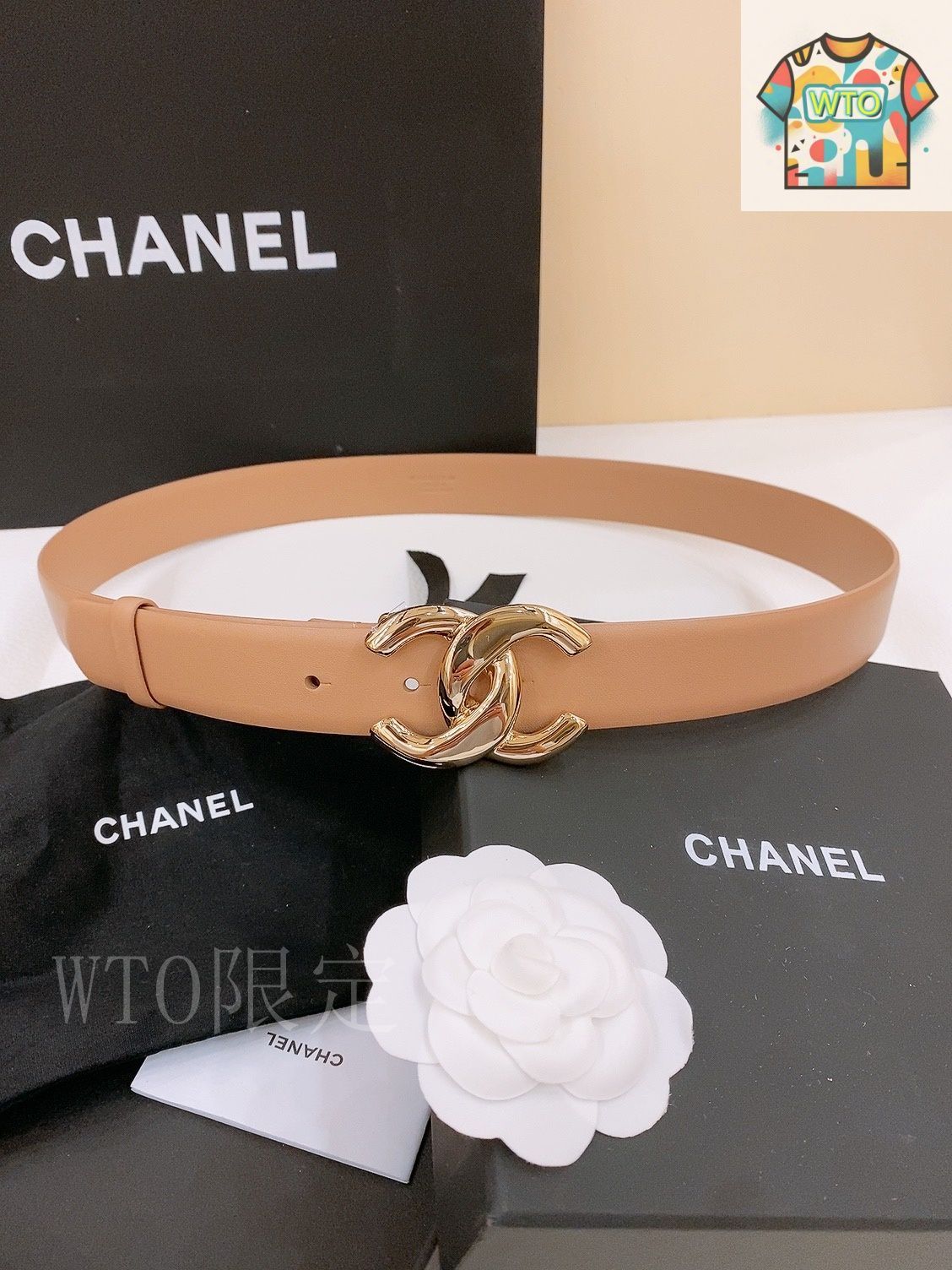 ワンポイントに♪【 CHANEL 】ベルト♡ 今日特価】Chanel Twin C Belt（シャネル ツイン C ベルト