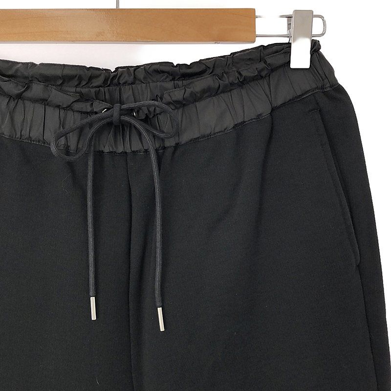 sacai / サカイ | Sweat Jersey Pants / 裾ジップ ドローストリング  