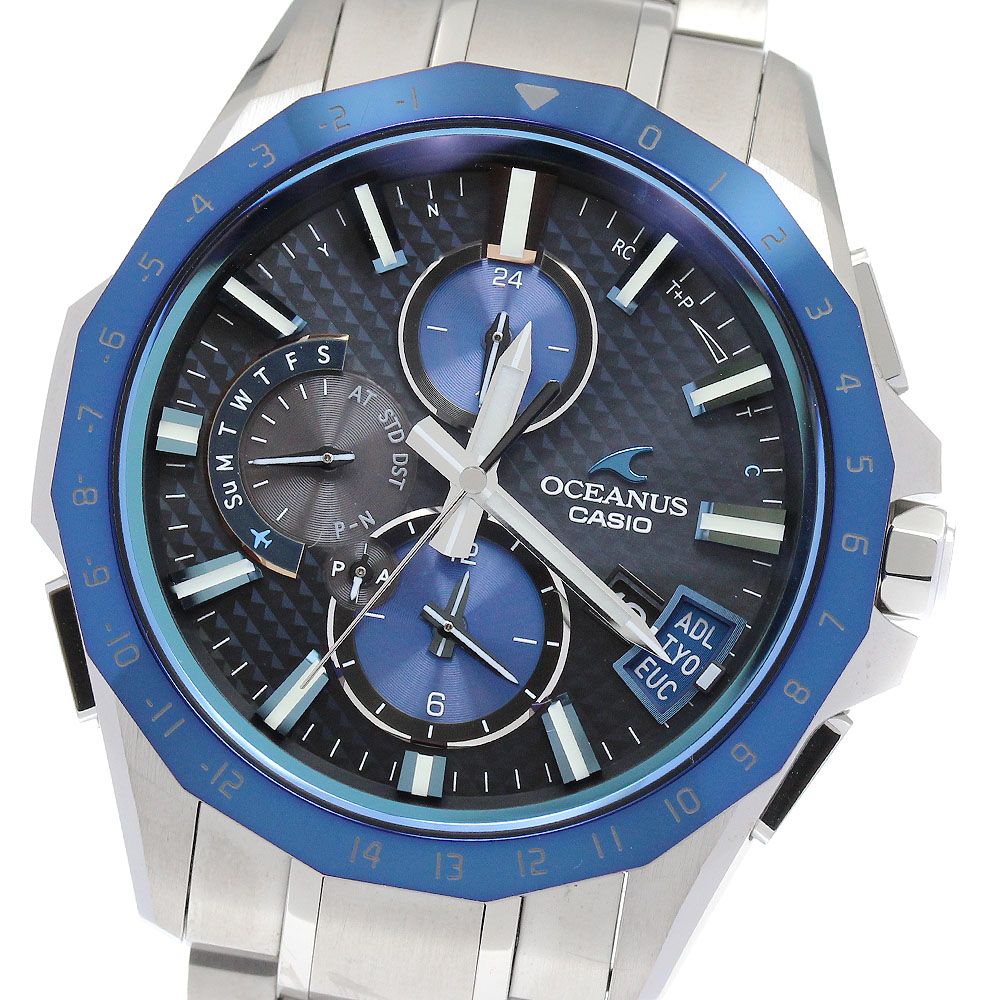 【美品】CASIOオシアナスGPSソーラーOCW-G2000RA-1AJF箱保付 Casio Oceanus OCW-G2000RA-1AJF - Shopping In Japan Net