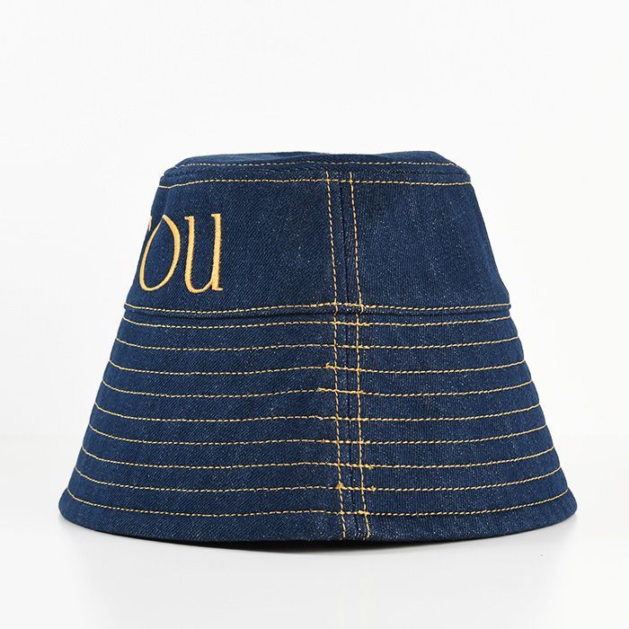 【美品】PATOU バケハ PATOU パトゥ 帽子 バケハ バケットハット デニム AC027 0008
