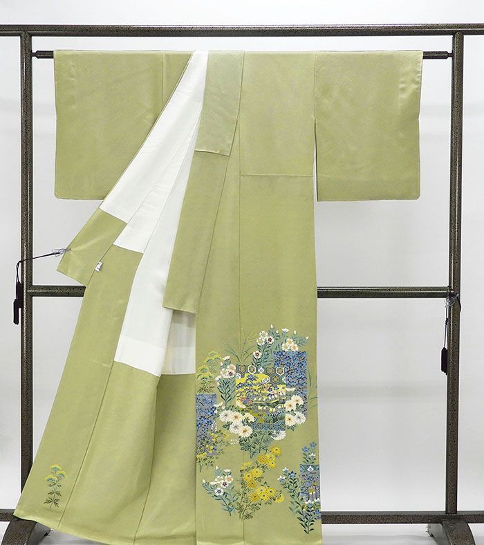 裄丈66cm 丸に下り藤