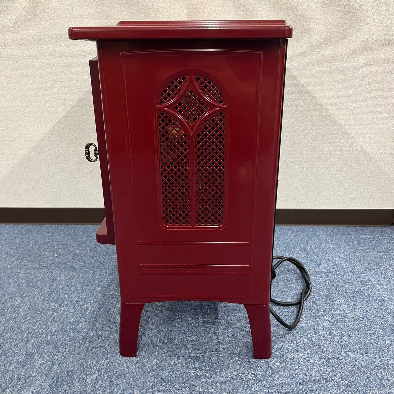 QVCジャパン 暖炉風電気温風機 暖炉型ファンヒーター パワーヒート ラージ赤 QVCジャパン 暖炉風電気温風機 暖炉型ファンヒーター パワー