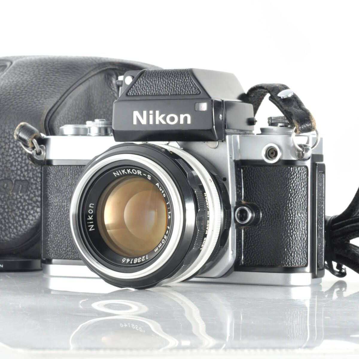 ニコン Nikon F2 フォトミック 一眼レフカメラ 標準レンズ＋レザーケース付き J315a