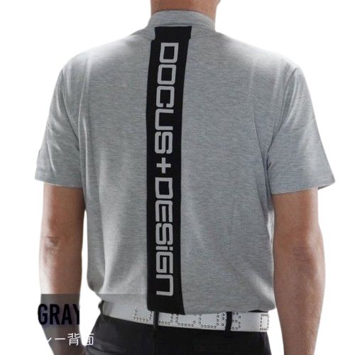 DOCUS ゴルフウェア モックシャツ 半袖 メンズ レディース おしゃれ