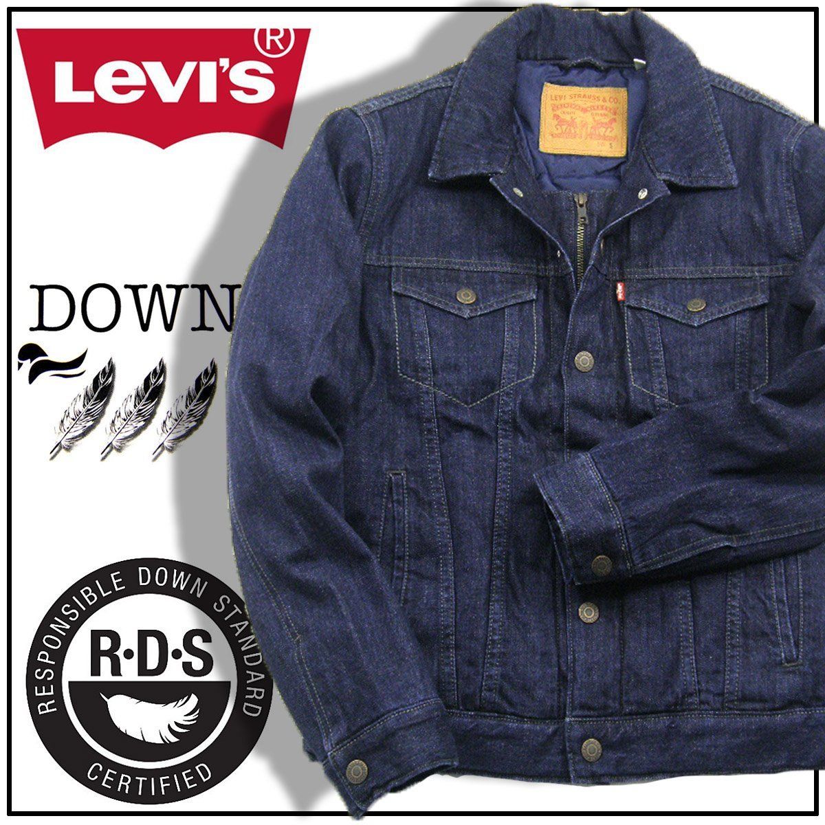 Levis ENGINEERED デニム ダウンジャケット