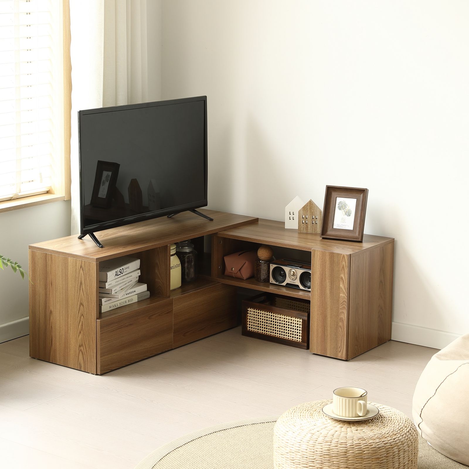 テレビ台 ローボード 収納 伸縮自由 幅95～169cm テレビボード テレビ