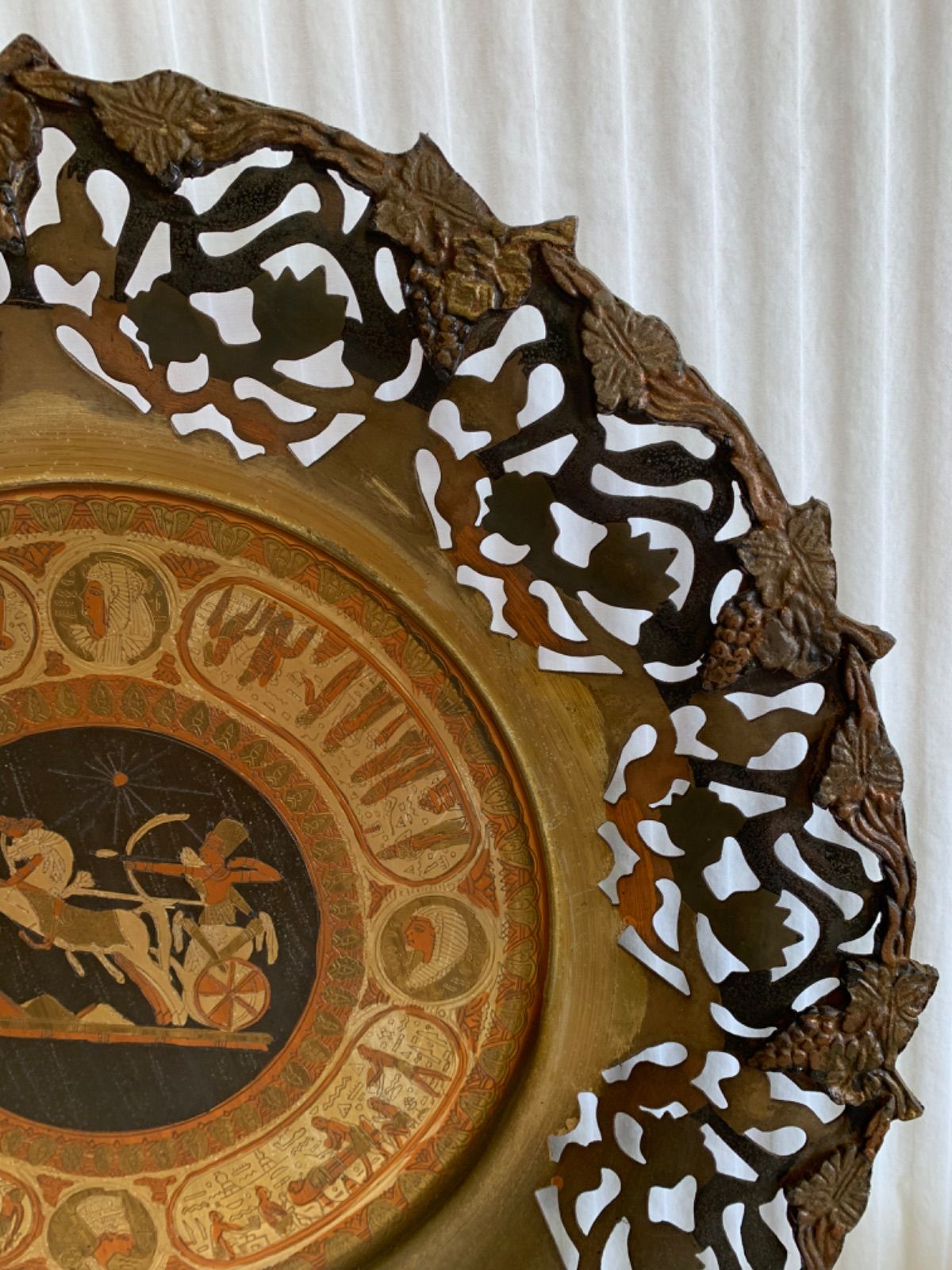 1 エジプトプレート大皿壁掛け