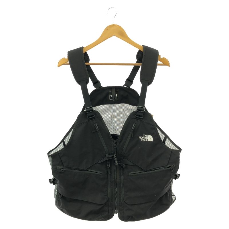 【中古】THE NORTH FACE ギアメッシュベスト サイズL ブラック NP22231 ノースフェイス[19]