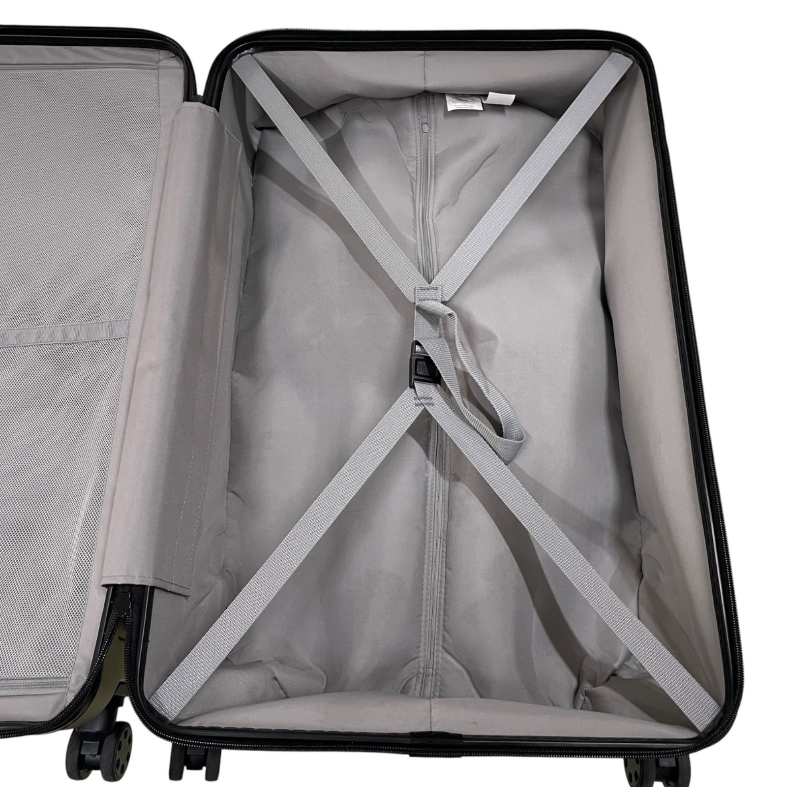 1-3泊] ファッション 無印良品 バーを自由に調節できる ハードキャリー