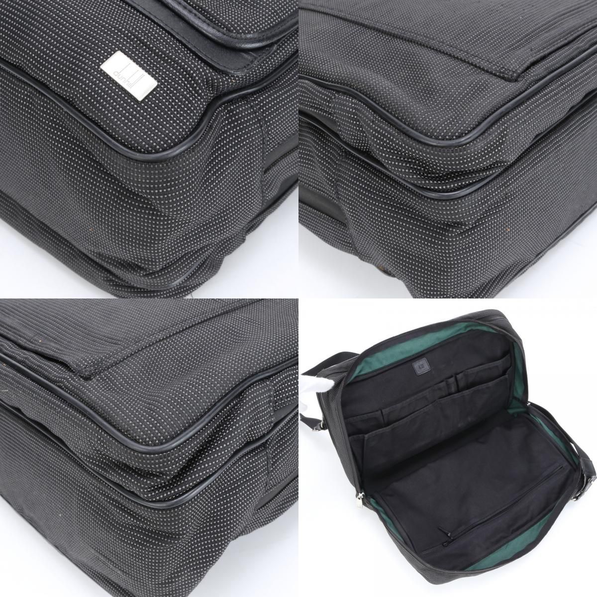 ダンヒル ギャランティカード付 レザー 2WAY ビジネス バッグ 斜め掛け