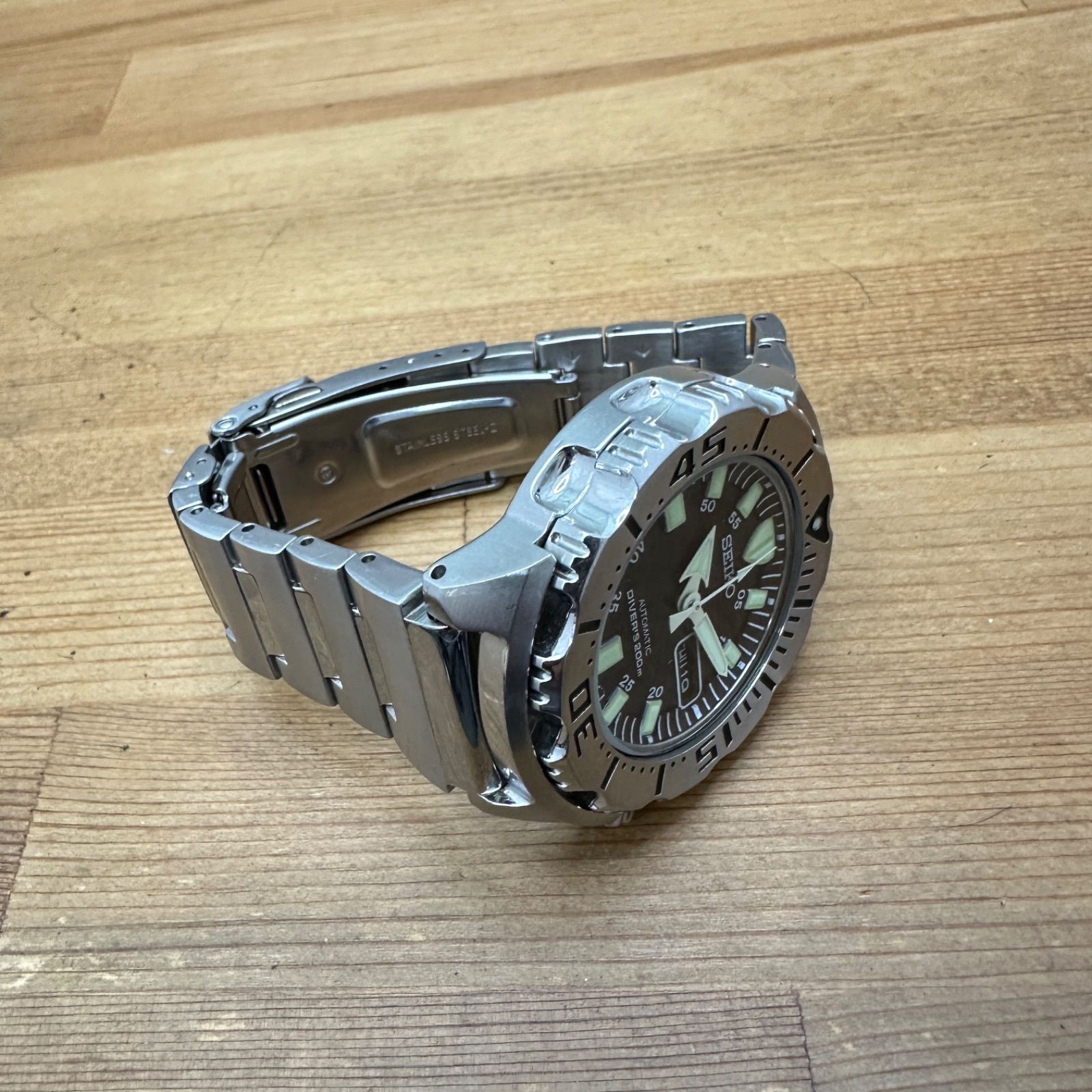 セイコー SEIKO 7S26-0350 ダイバー メンズ腕時計 自動巻き 稼働