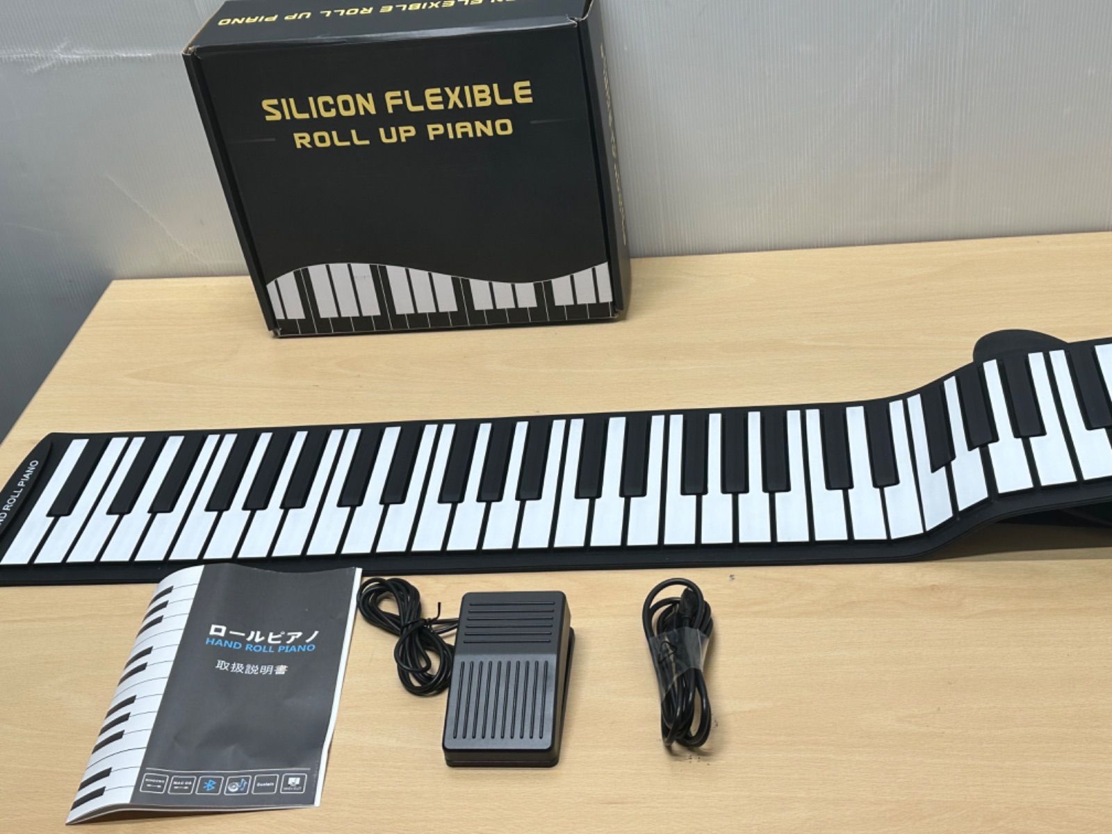 SILICON FLEXIBLE ROLL UP PIANO 61鍵盤 倉庫 - 鍵盤楽器