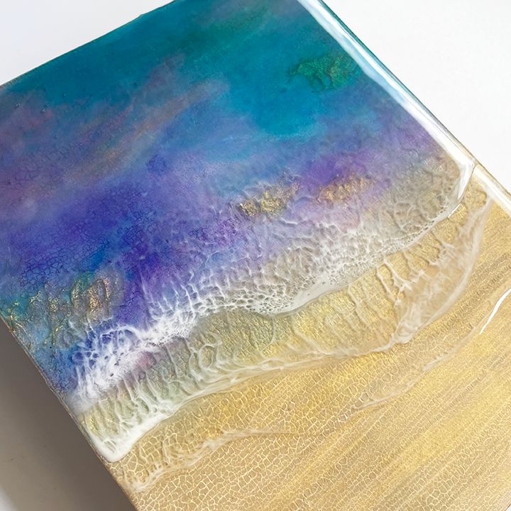 レジンアート 海 海アート オーシャンアート アートパネル