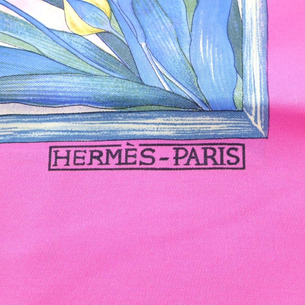 HERMES エルメス カレ90 庭 GIVERNY スカーフ HERMES エルメス スカーフ カレ90 『GIVERNY（ジヴェルニー/庭