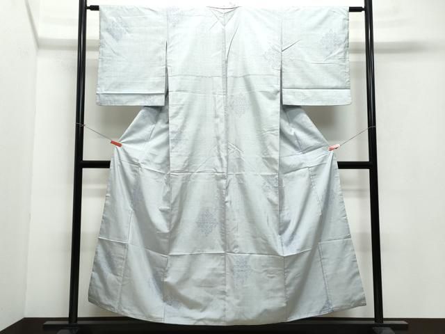 平和屋着物●本場大島紬　7マルキ　吉祥文　正絹　逸品　CAAZ8266vf 平和屋着物○本場大島紬 白大島 7マルキ 吉祥花文 正絹 逸品