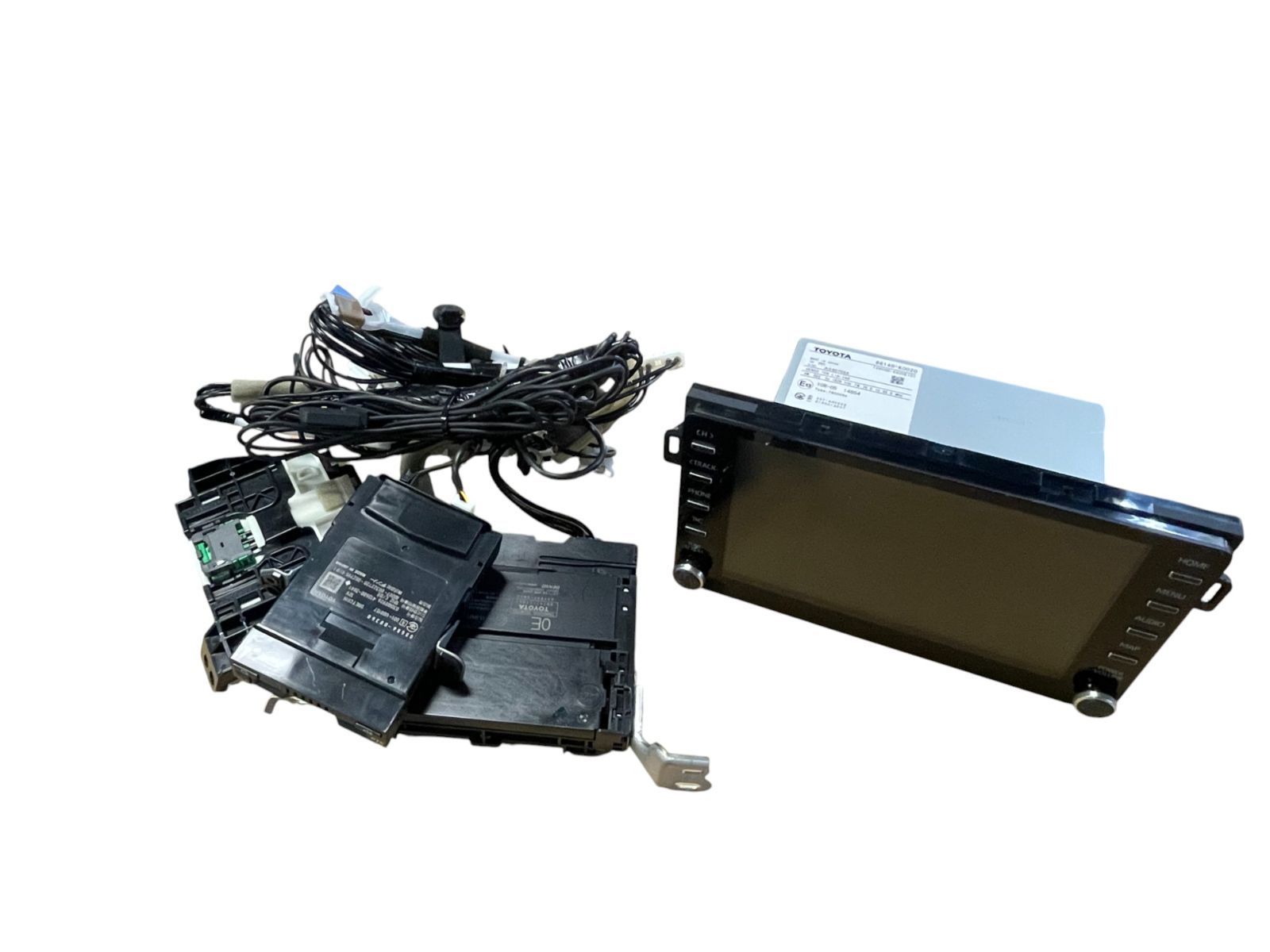 管理番号 4348 ヤリス 86140-K0020 ﾃﾞｨｽﾌﾟﾚｲｵｰﾃﾞｨｵ ETC付き