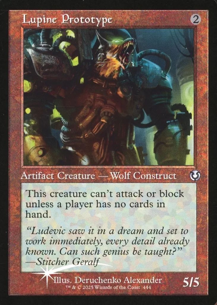 マジック：ザ・ギャザリング mtg error 中古】マジックザギャザリング 444[U]：【INR】【FOIL】【旧枠】Lupine