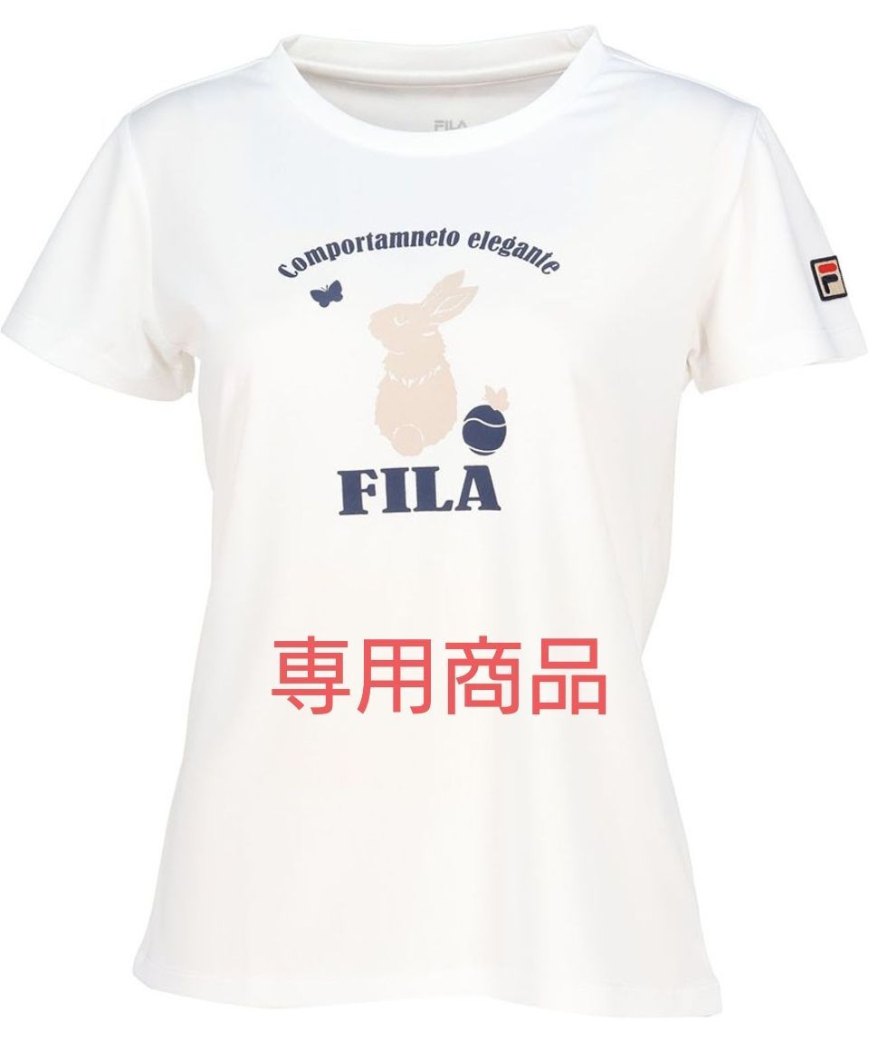 専用 FILA フィラ テニス ウェア シャツ Lサイズ 新品未使用 白