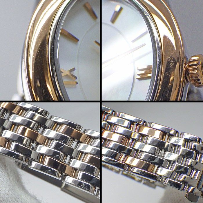 ホワイトシェル文字盤 K18レッドゴールド