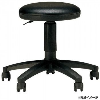 藤沢工業 TOKIO 作業用チェア FTY-10 ブラック