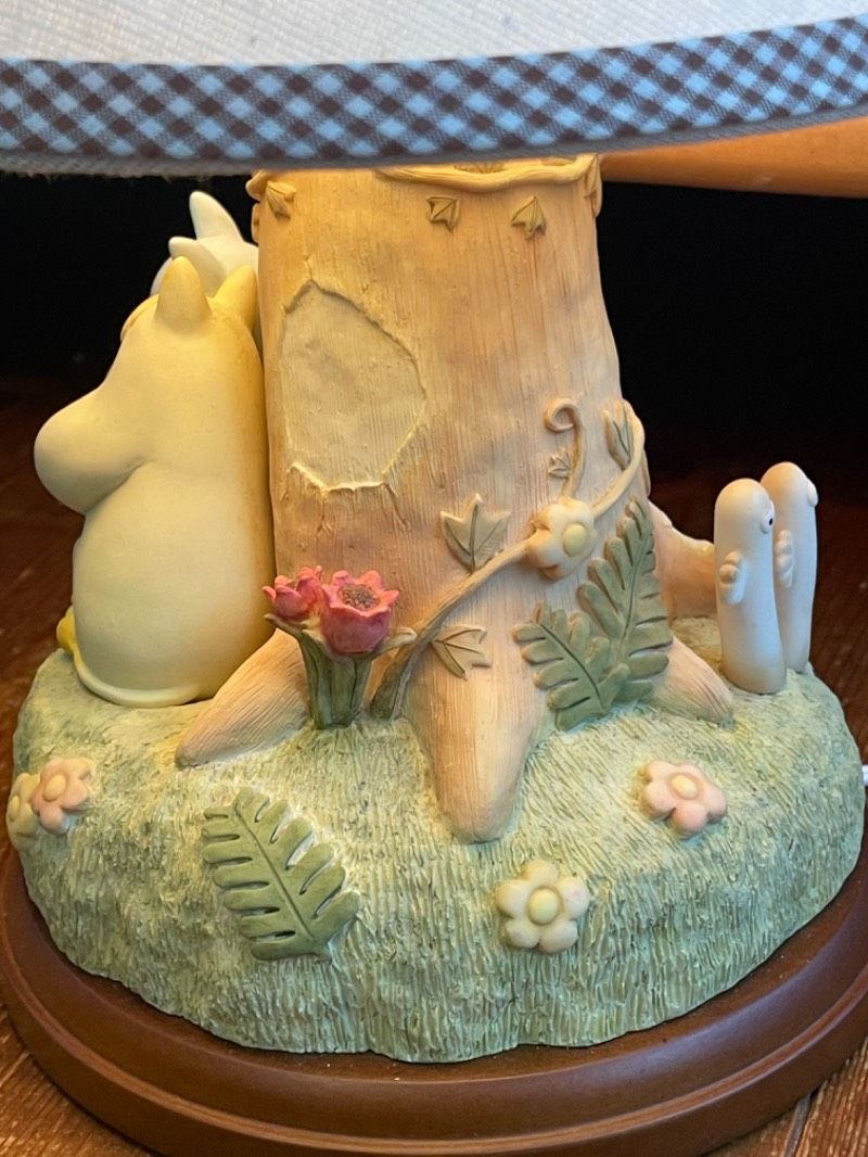 びっくりするほどの 状態良し MOOMIN ムーミン＆フローレン スタンドライト ヴィンテージ ラッキー