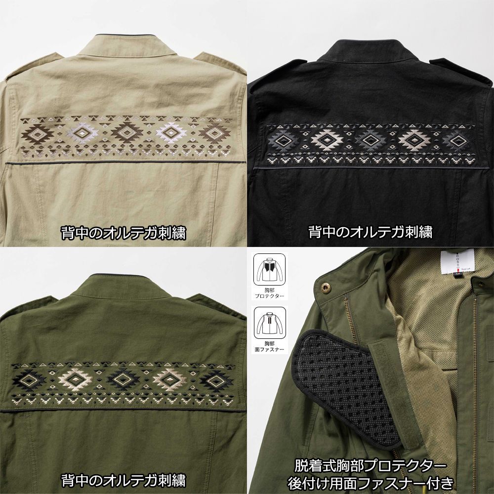 ミリタリージャケット 肩