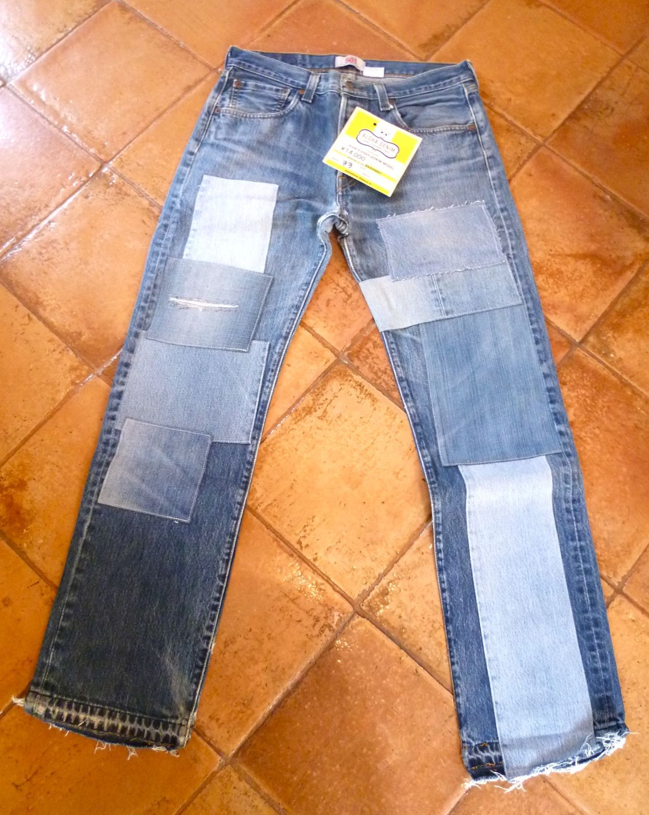 リメイクデニム Levi s 501 by ALOHA DENIM D032