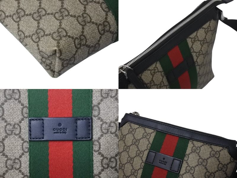 GUCCI グッチ ショルダーバッグ GGスプリーム フラット