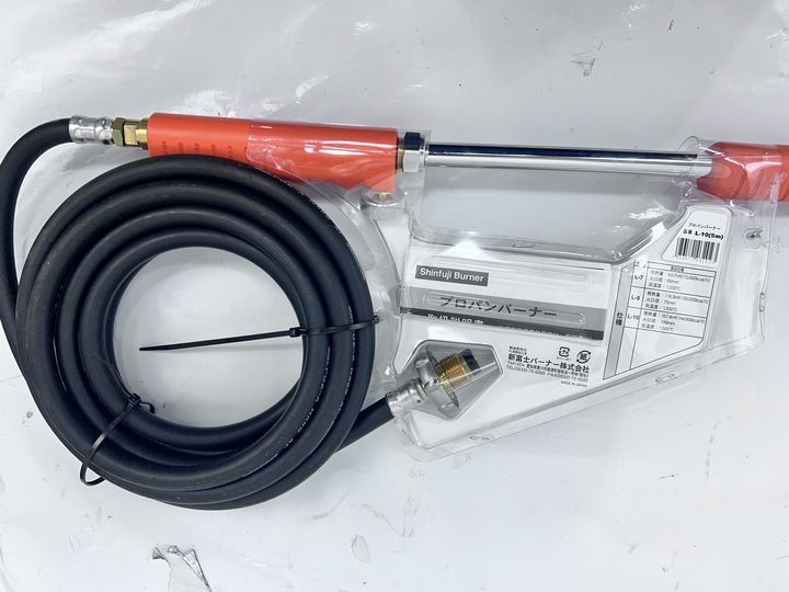 新富士バーナー L-10-5 プロパンバーナー Lタイプ 棒状炎 火炎長さ 100×950mm ホース5m HRDEVELOPMENT_JP