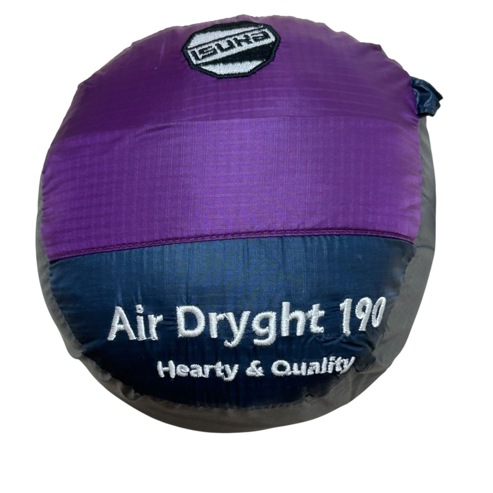 ISUKA】エアドライト190 ダウン90% 紫系 軽量 高機能 登山 キャンプ