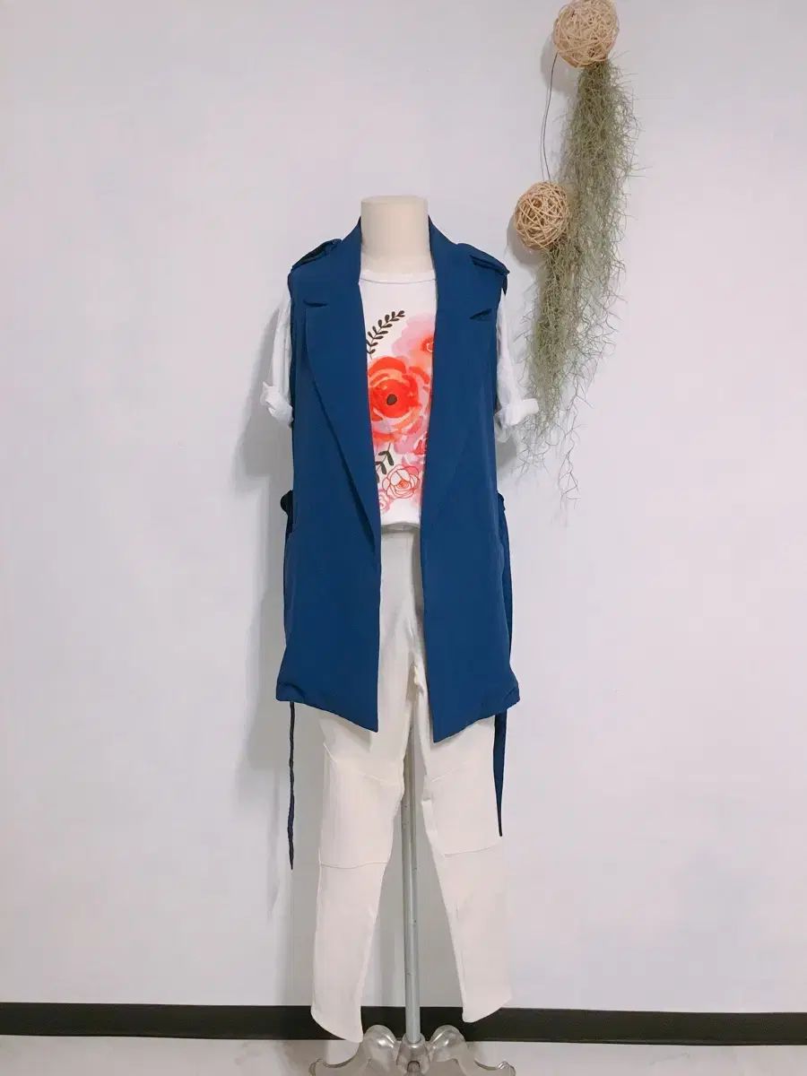 F ｜ ベルト ベスト シフォン ジャケット バックベルト テーラードジレ