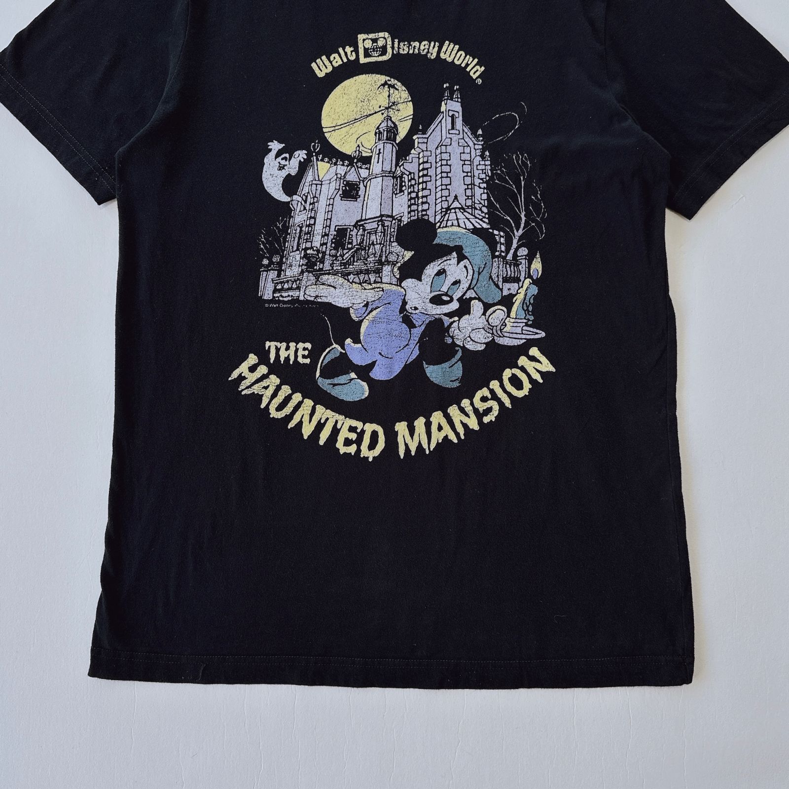 ミッキー ディズニー ホーンテッドマンション プリント Tシャツ