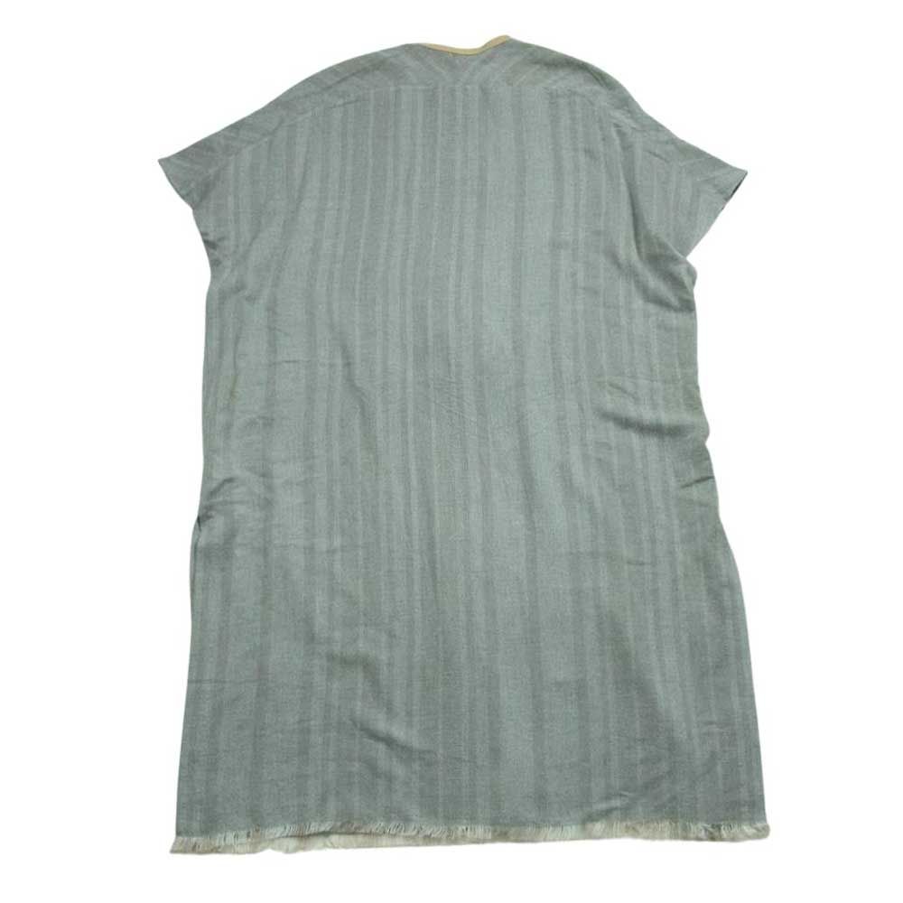 ジョンリンクス jonnlynx JL109-JK393 シルク混 フリンジ ロング カーディガン ワンピース グレー系 M【中古】 ジョンリンクス jonnlynx JL109-JK393 シルク混 フリンジ ロング