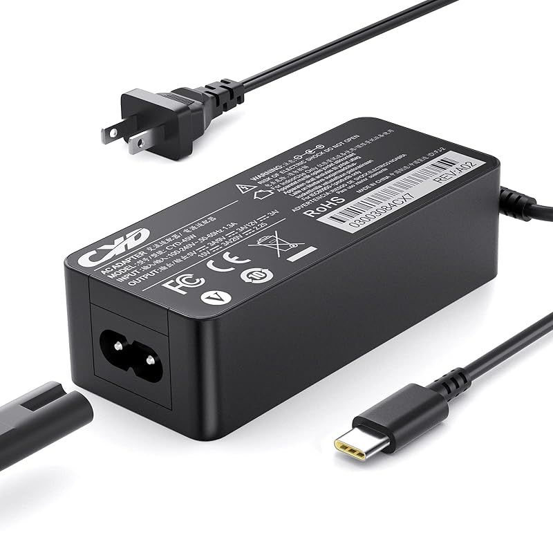【新品】 CYD 45W USB-Type C- 充電器 対応 Dell用です XPS 12 925 Dell XPS 13 9360 9350 9365 9370 9380， Dell XPS 13 Laptop， Latitude 7275 7370 0