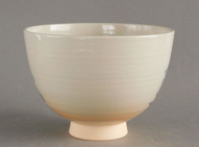 清宮】 楽善斎 李方子「高麗焼 青磁茶碗」共箱 幅 約13cm 高さ 約6.5cm
