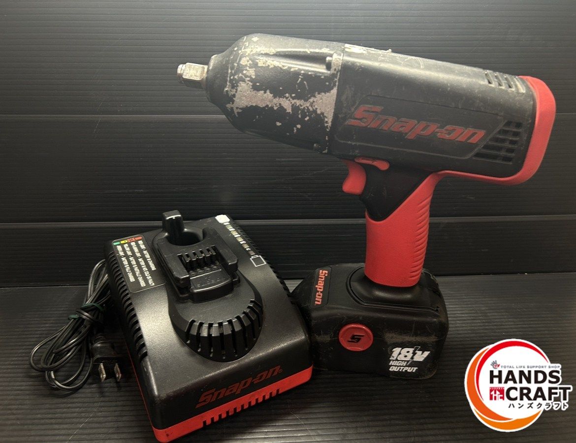Snap-on スナップオン 18V コードレスインパクトレンチ CTJ6850 バッテリー 充電器付き